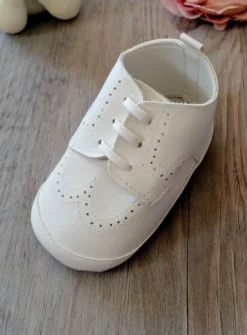 Chaussons cérémonie bébé garçon Jauris mat
