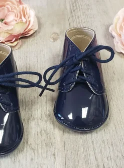 Chaussons vernis bébé garçon cérémonie