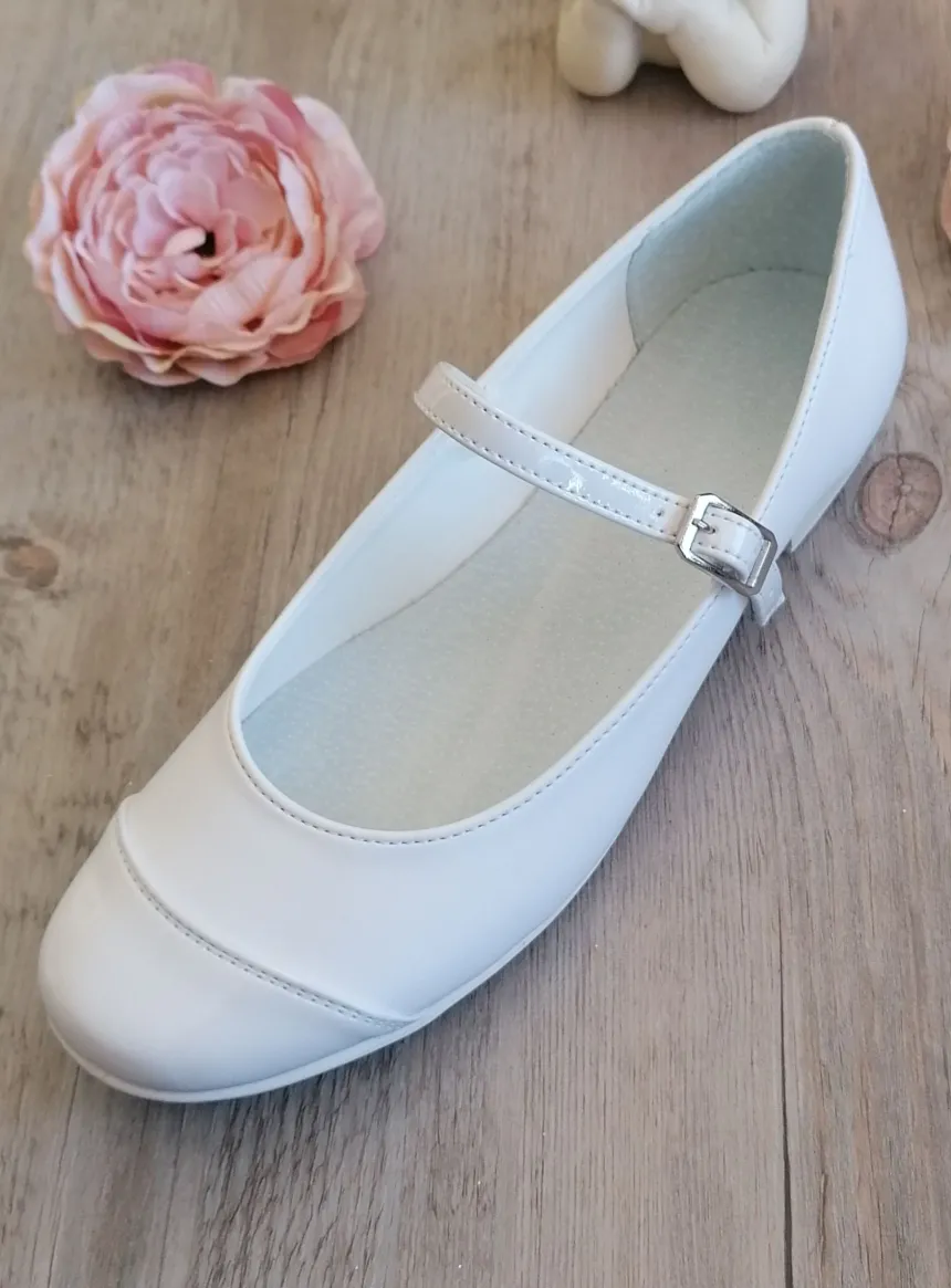 Chaussures babies fille vernies et mat