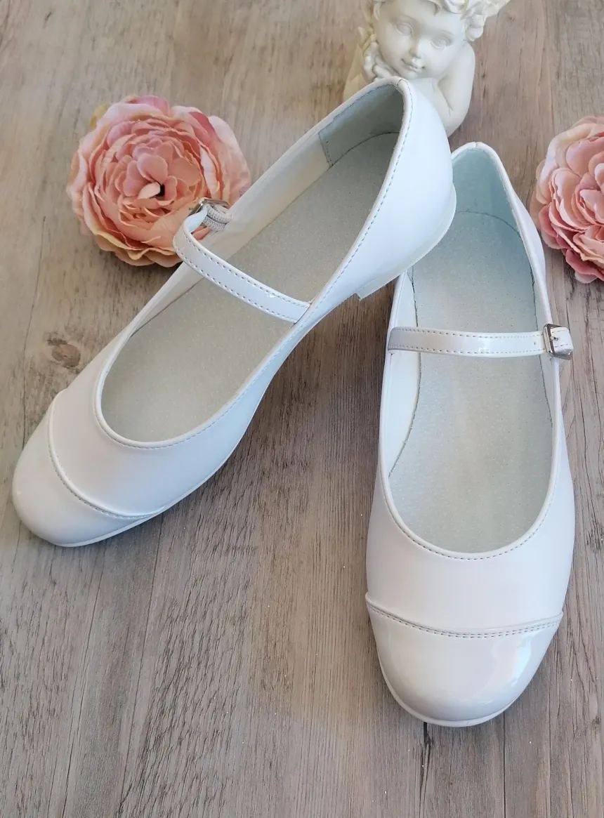 Chaussures babies fille vernies et mat