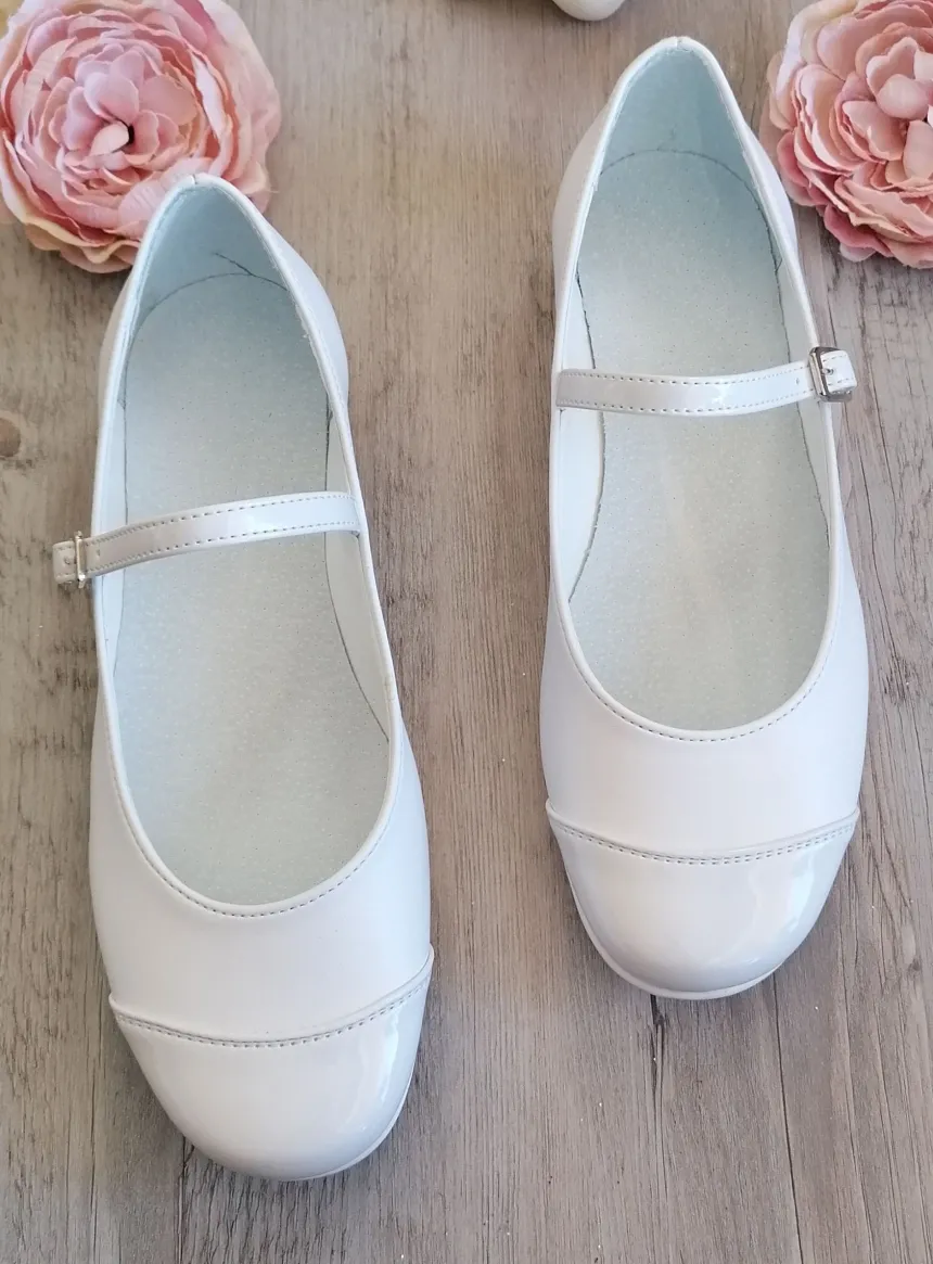 Chaussures babies fille vernies et mat