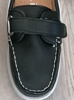 Chaussures bateau garçon Manuel scratch