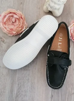 Chaussures bateau garçon Manuel scratch