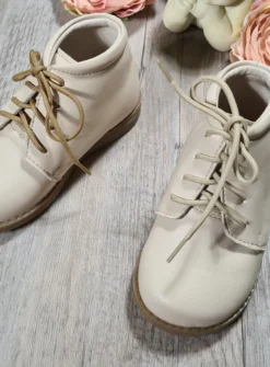 Chaussures botillons petit garçon Théo blanc