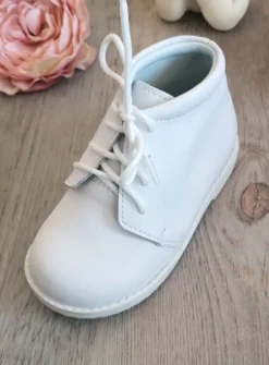 Chaussures botillons petit garçon Théo blanc