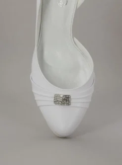 Chaussures cérémonie femme petit talon strass