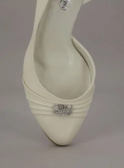 Chaussures cérémonie femme petit talon strass