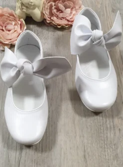 Chaussures cérémonie fille gros noeud