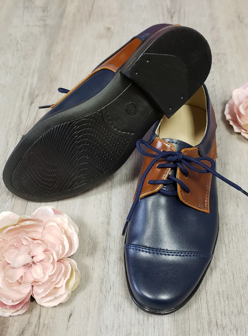 Chaussures cérémonie garçon Koddy bicolor