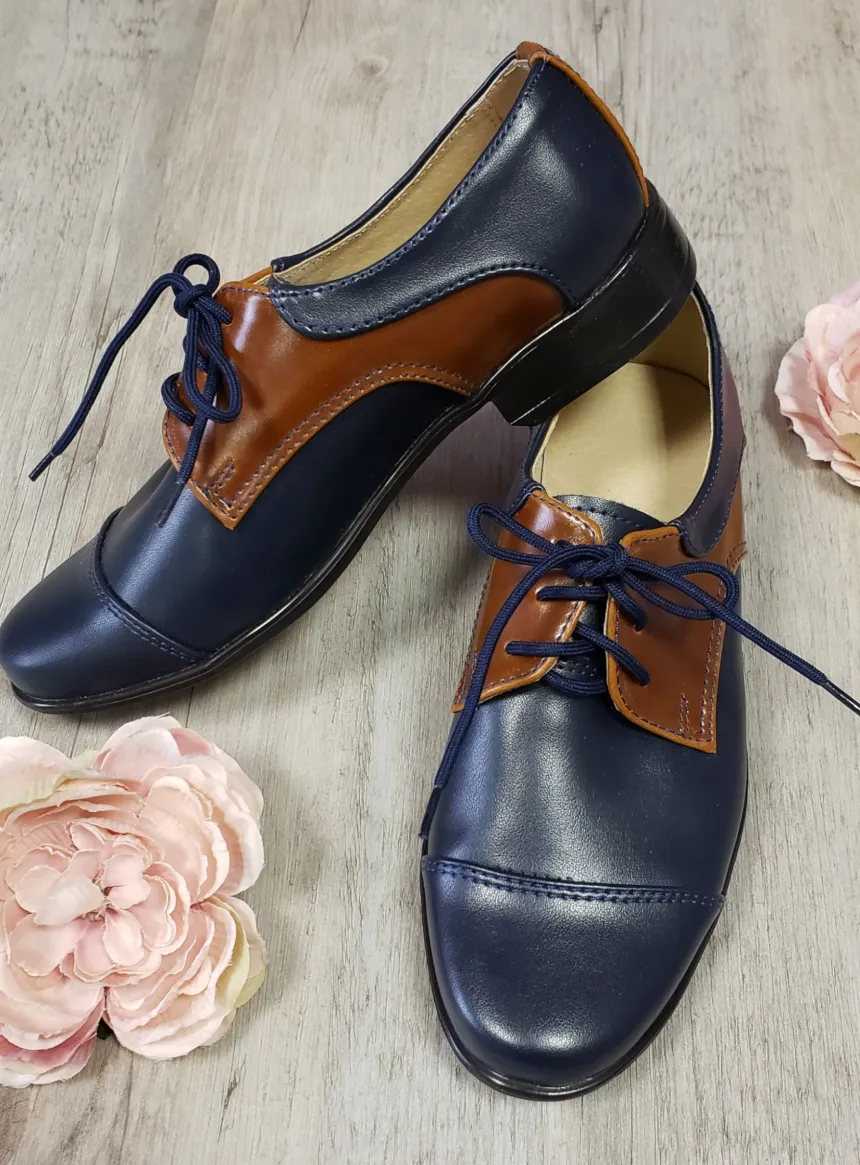 Chaussures cérémonie garçon Koddy bicolor