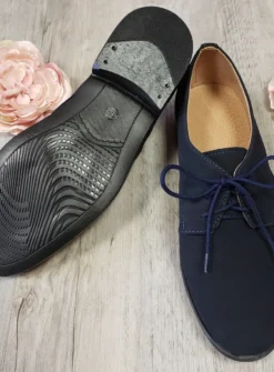 Chaussures cérémonie garçon Mickaël nubuck marine