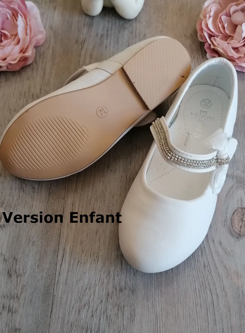 Chaussures de bébé pour baptême fille
