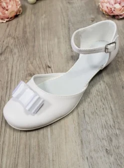 Chaussures de communion fille à petits talons