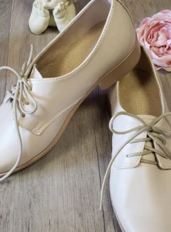 Chaussures de cérémonie beige garçon Mickael