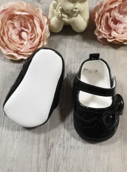 Chaussures de cérémonie pour bébé fille noires