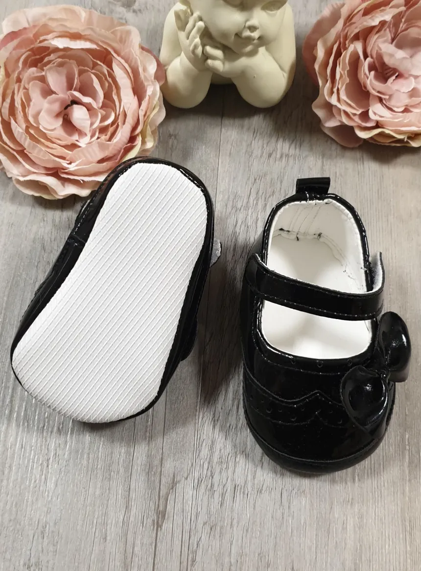 Chaussures de cérémonie pour bébé fille noires
