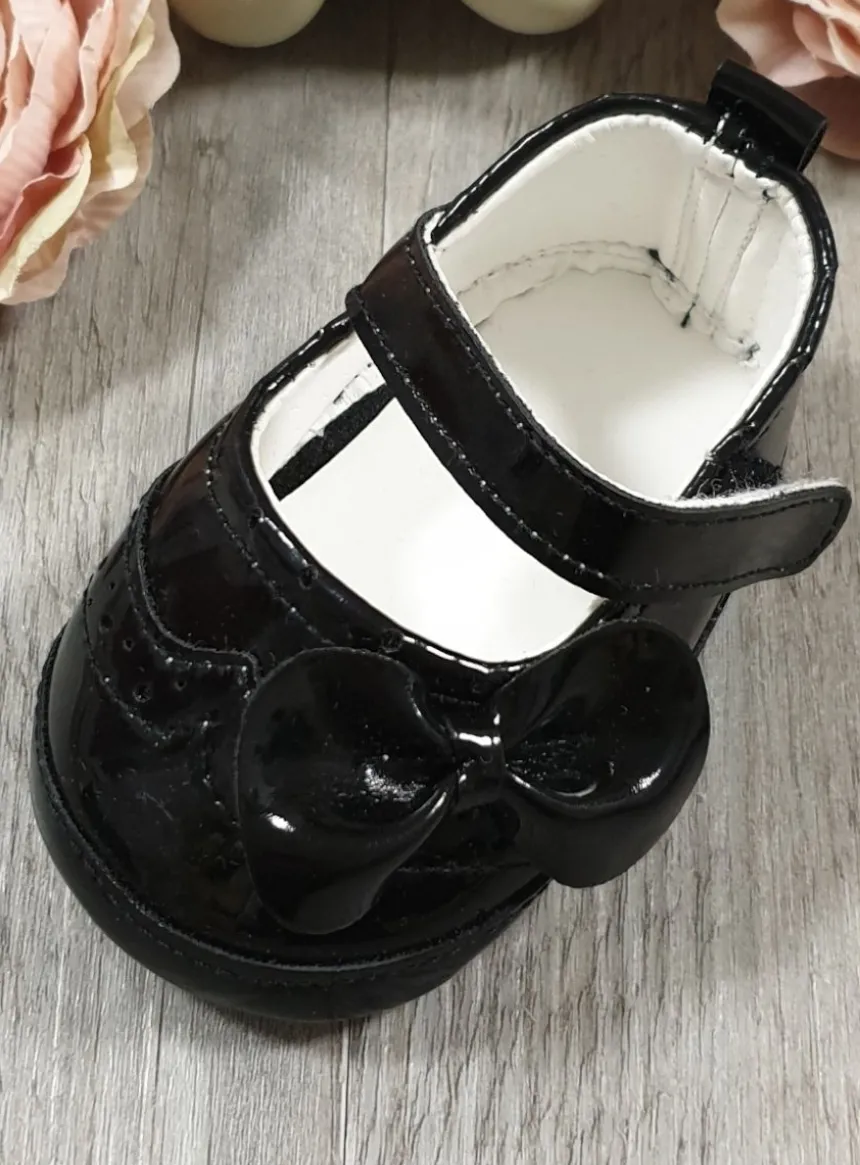Chaussures de cérémonie pour bébé fille noires