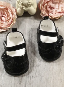 Chaussures de cérémonie pour bébé fille noires