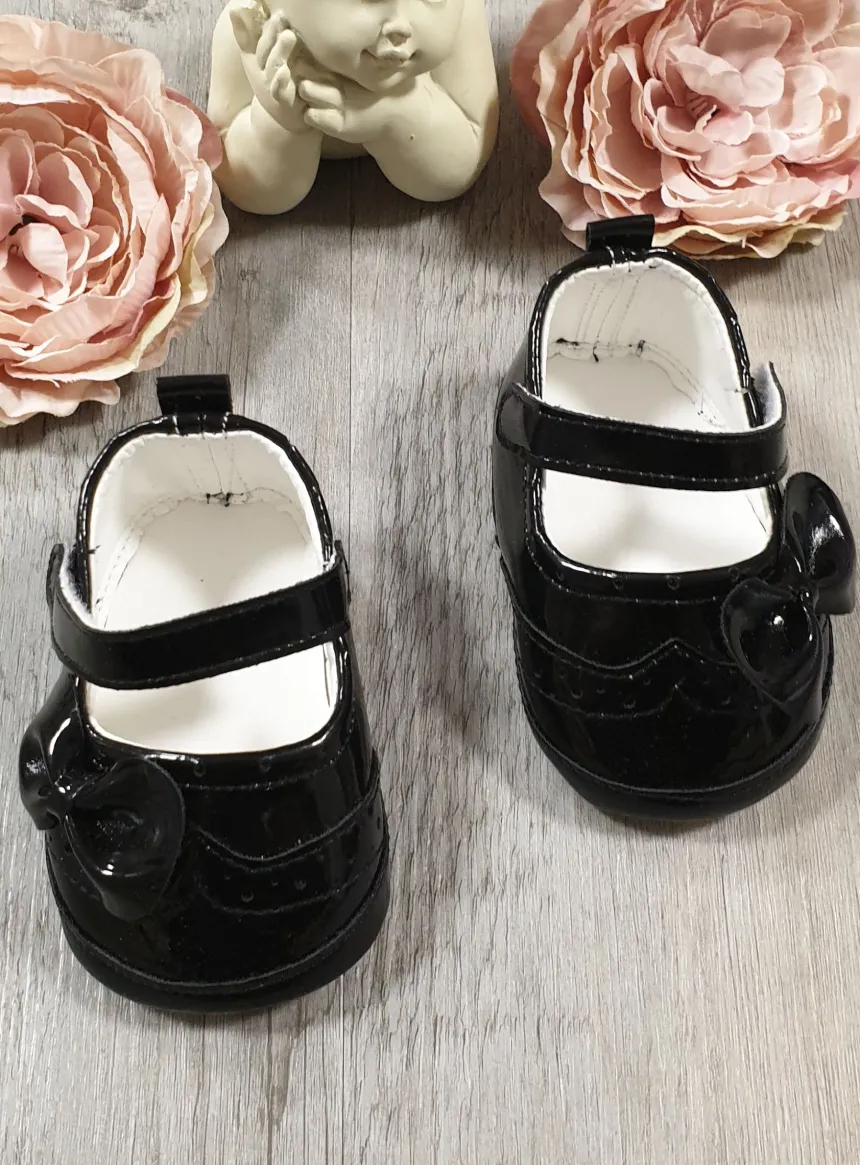 Chaussures de cérémonie pour bébé fille noires