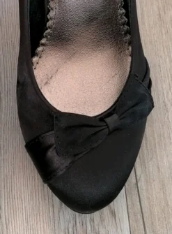 Chaussures de soirée femme satin et nœud