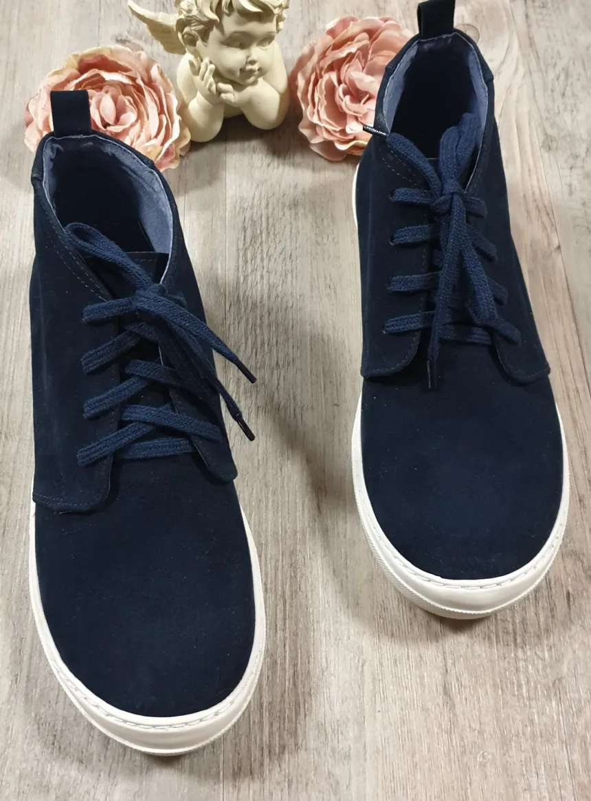Chaussures garçon nubuck Richard montante