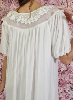 Chemise de nuit longue femme Blanc