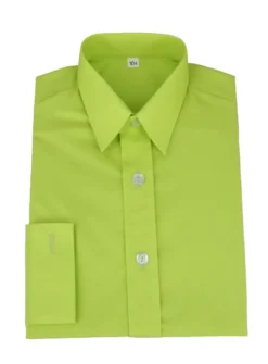 Chemise enfant habillée couleur manches longues