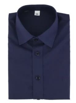 Chemise enfant habillée couleur manches longues