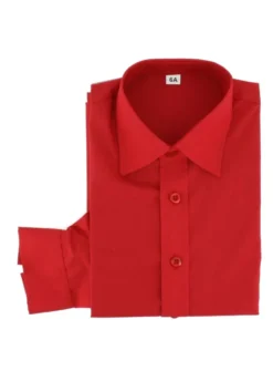 Chemise enfant habillée couleur manches longues