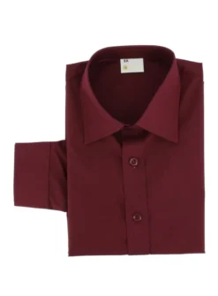 Chemise enfant habillée couleur manches longues