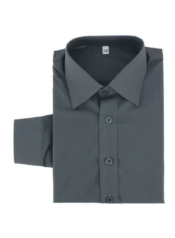 Chemise enfant habillée couleur manches longues