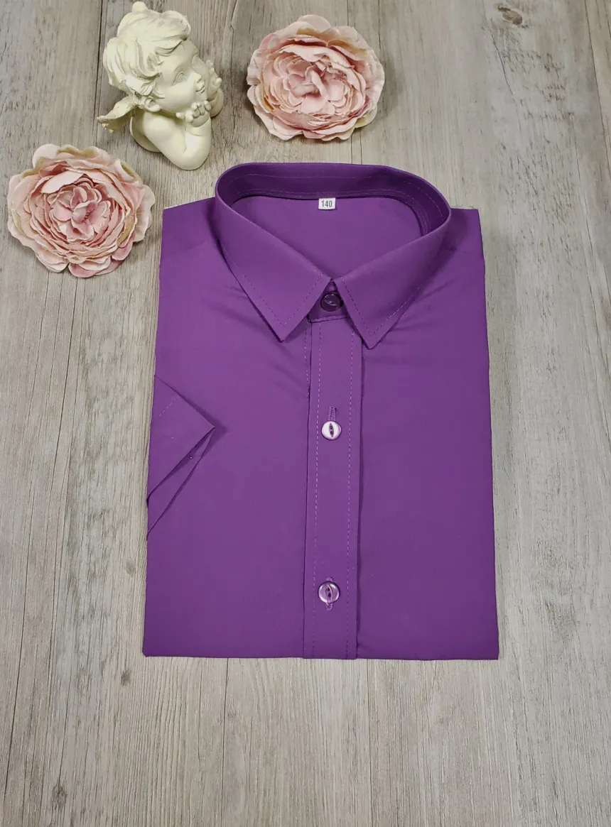 Chemise enfant manches courtes