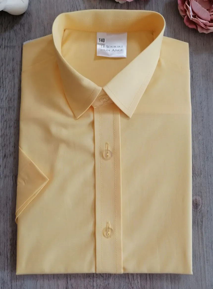 Chemise enfant manches courtes