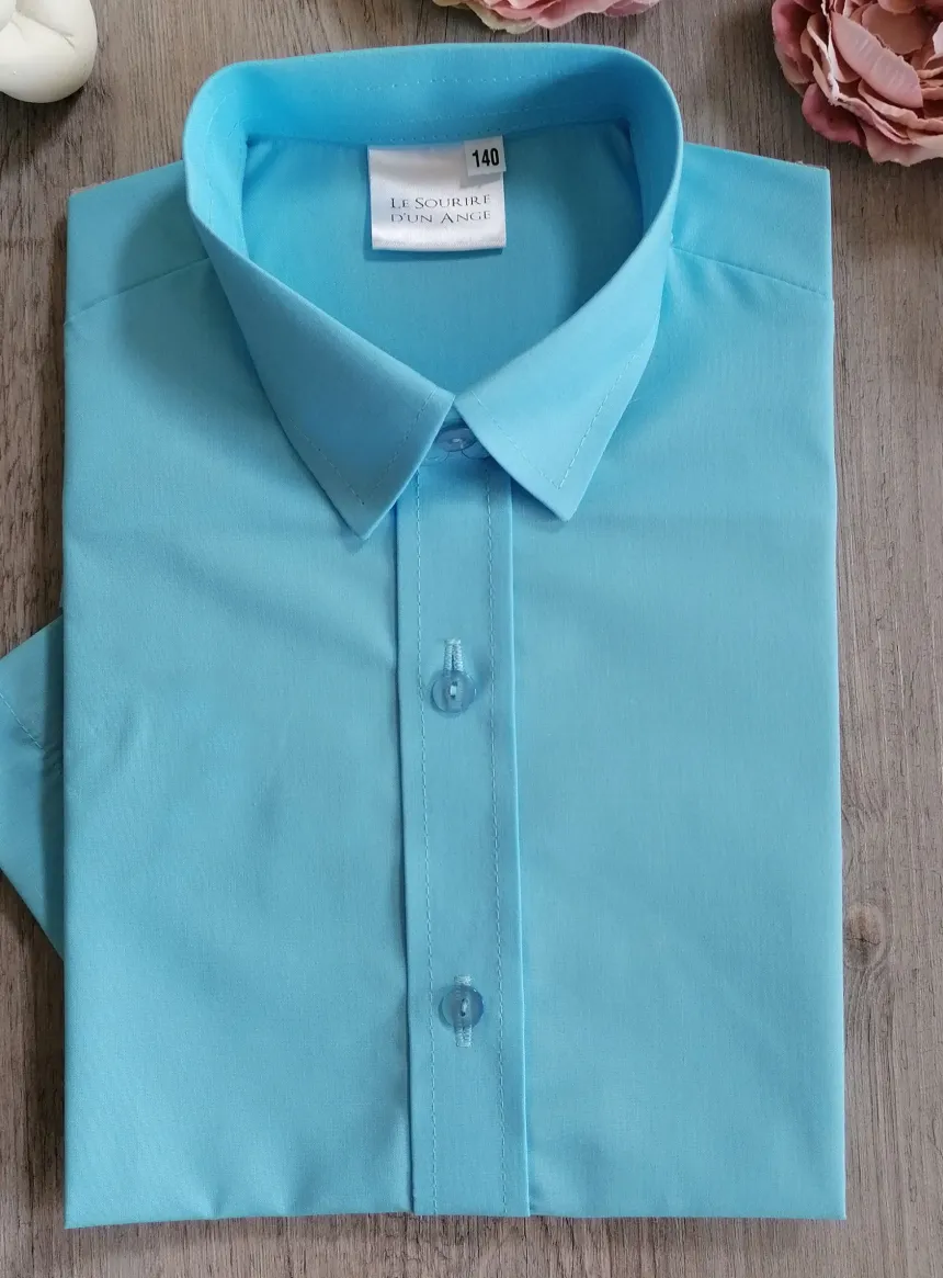 Chemise enfant manches courtes