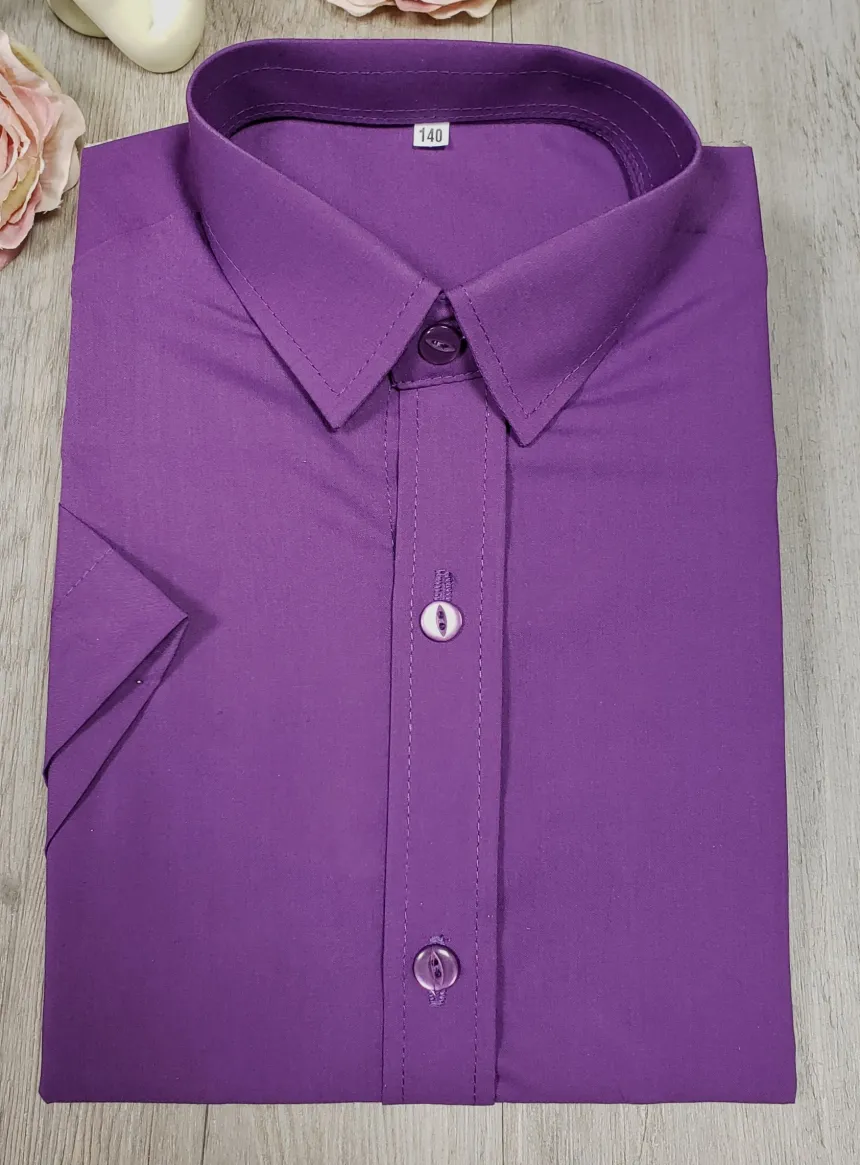 Chemise enfant manches courtes
