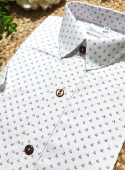 Chemise garçon manches courtes