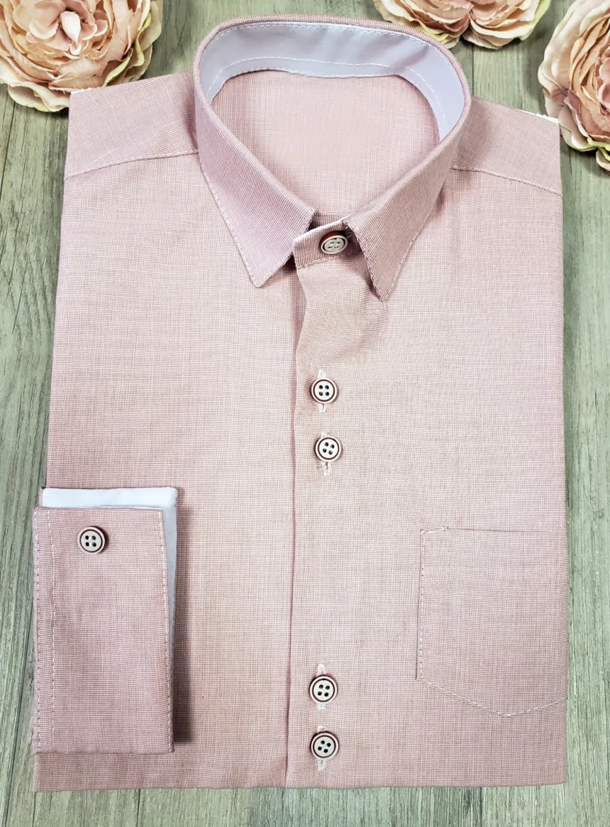 Chemise garçon manches longues