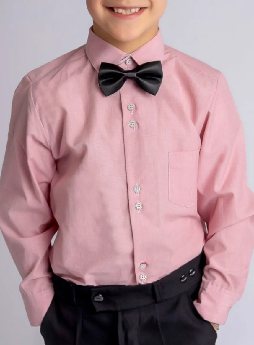 Chemise garçon manches longues