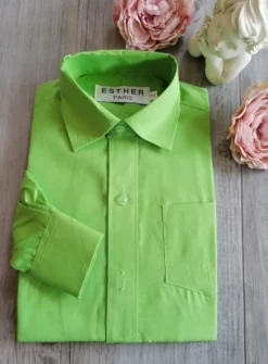 Chemise habillée enfant manches longues