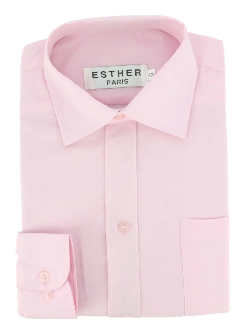 Chemise habillée enfant manches longues