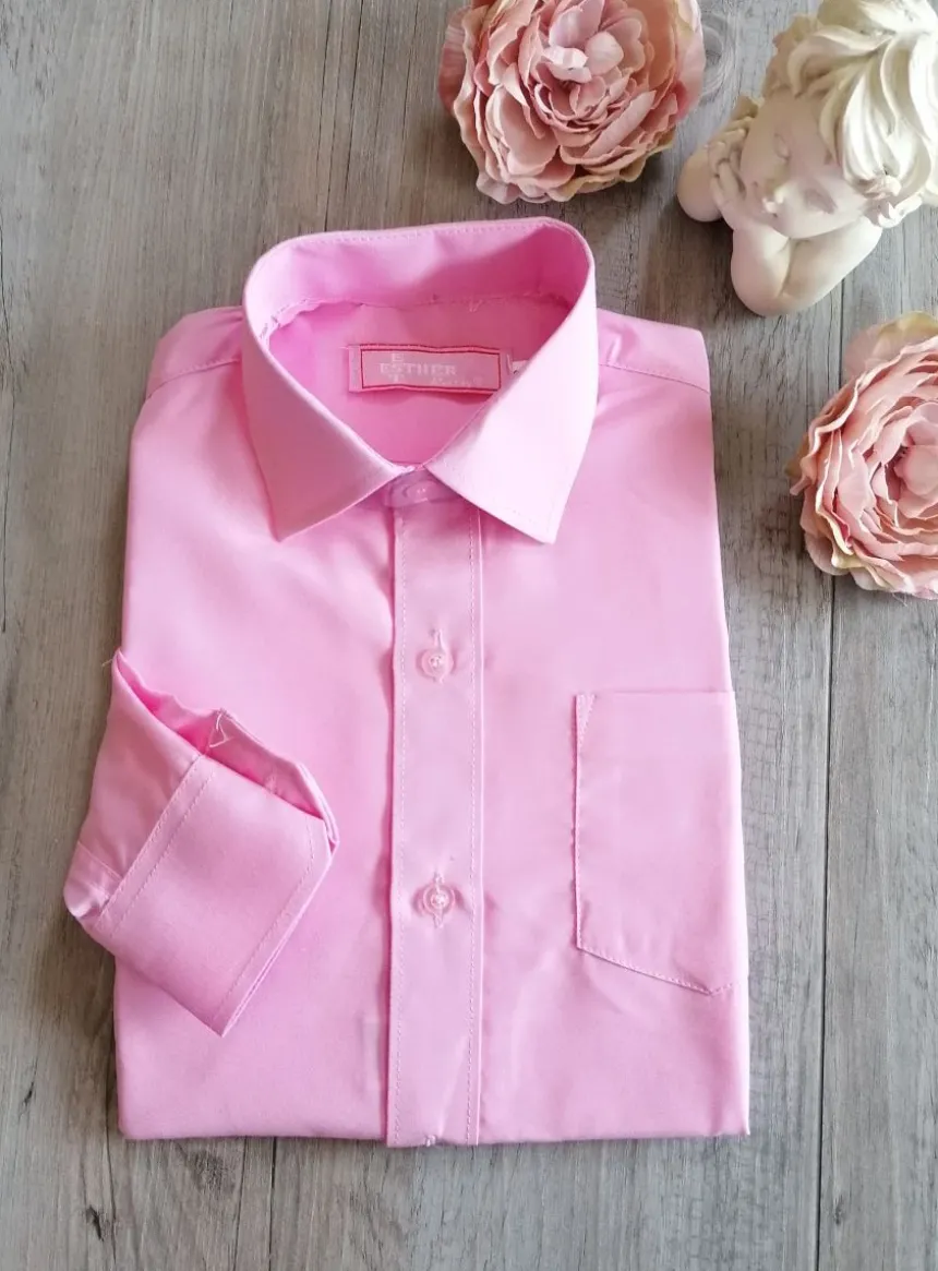Chemise habillée enfant manches longues