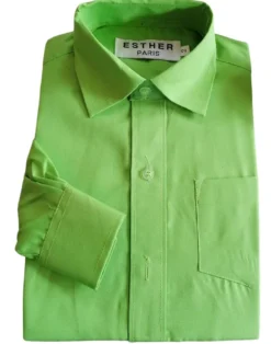Chemise habillée enfant manches longues