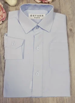 Chemise habillée enfant manches longues