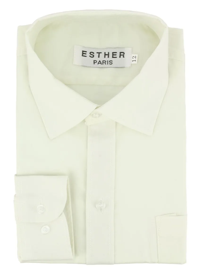 Chemise habillée enfant manches longues