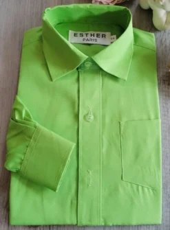 Chemise habillée enfant manches longues