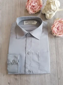 Chemise habillée enfant manches longues