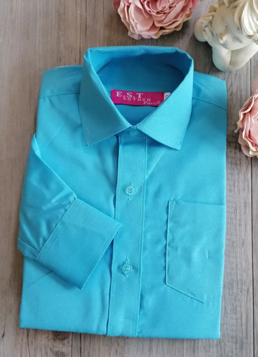 Chemise habillée enfant manches longues
