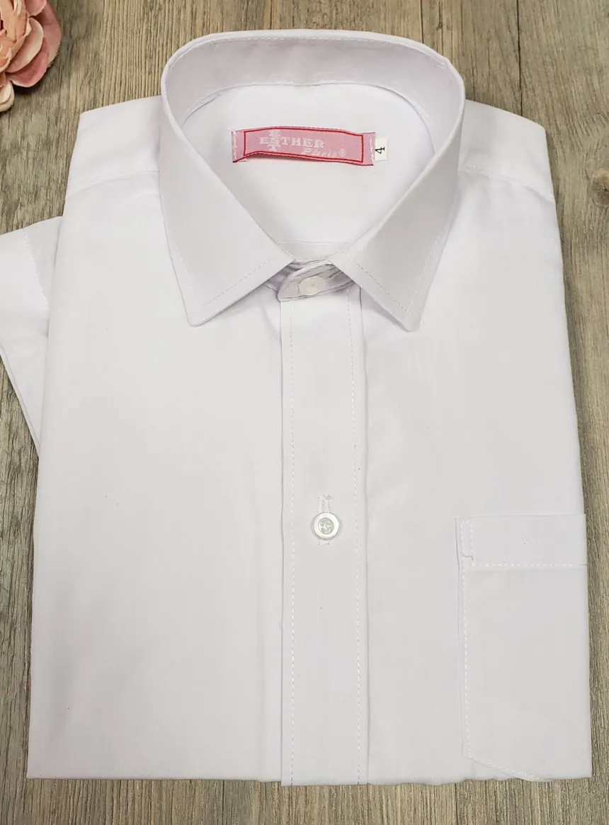 Chemise habillées enfant manches courtes