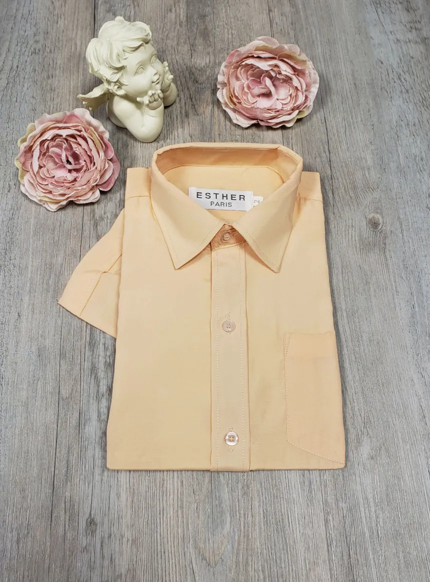 Chemise habillées enfant manches courtes