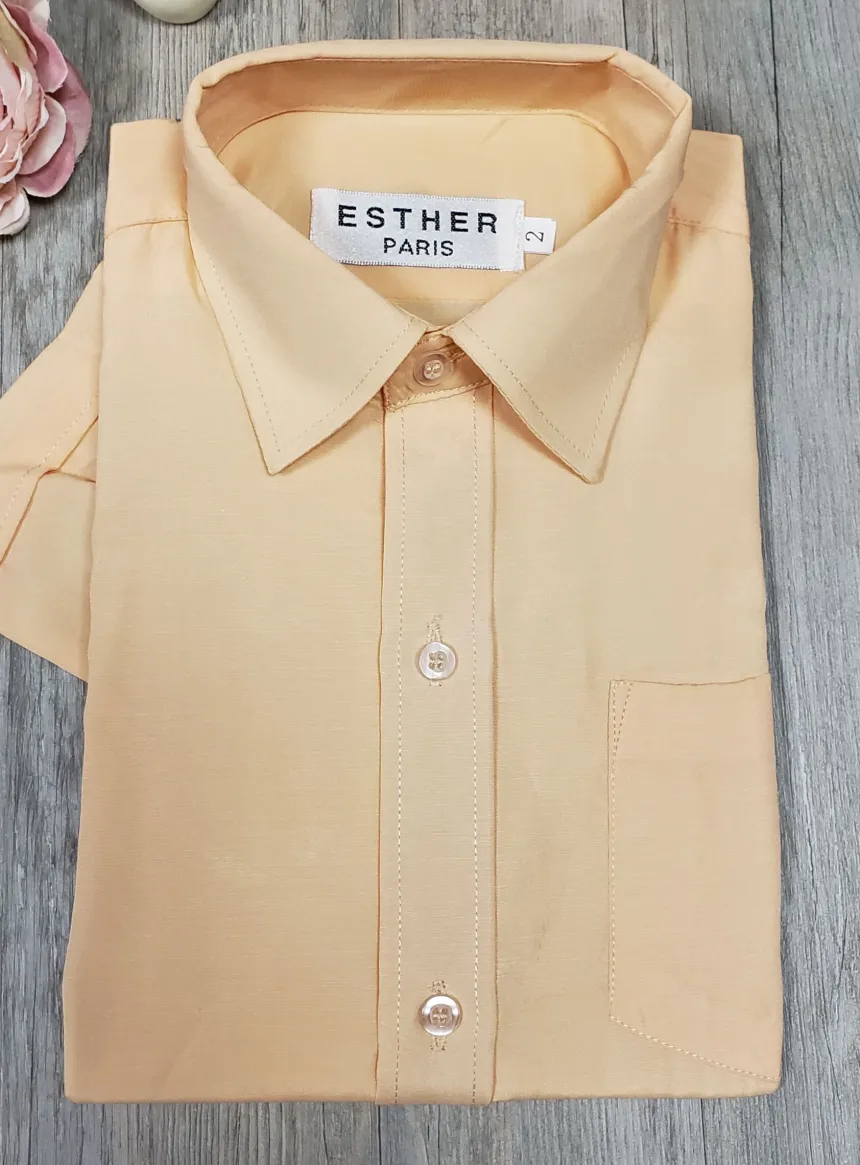 Chemise habillées enfant manches courtes